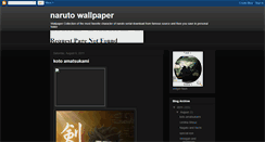 Desktop Screenshot of naruto-on-wallpaper.blogspot.com