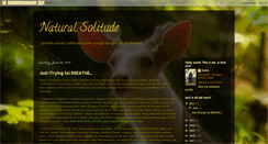 Desktop Screenshot of naturalsolitude.blogspot.com