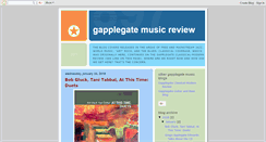 Desktop Screenshot of gapplegatemusicreview.blogspot.com