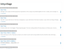 Tablet Screenshot of kitty-village.blogspot.com