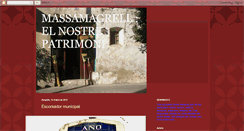 Desktop Screenshot of massamagrellpatrimoni.blogspot.com