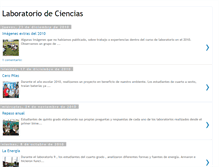 Tablet Screenshot of cienciaslaboratorio.blogspot.com