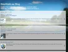 Tablet Screenshot of bikewalklee.blogspot.com