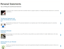 Tablet Screenshot of personalstatement.blogspot.com