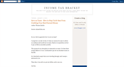 Desktop Screenshot of income-tax-bracket.blogspot.com