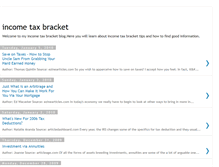 Tablet Screenshot of income-tax-bracket.blogspot.com