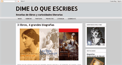 Desktop Screenshot of dimeloquescribes.blogspot.com