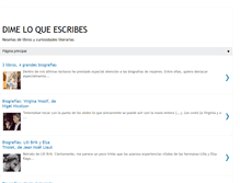 Tablet Screenshot of dimeloquescribes.blogspot.com