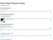 Tablet Screenshot of pajakjateng.blogspot.com