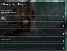 Tablet Screenshot of culturaymscultura.blogspot.com