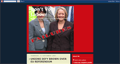 Desktop Screenshot of dont-vote-labour.blogspot.com