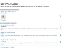 Tablet Screenshot of dont-vote-labour.blogspot.com