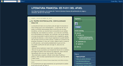 Desktop Screenshot of literaturafrancesa-ies9-011delatuel.blogspot.com