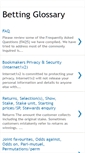 Mobile Screenshot of betting-glossary.blogspot.com