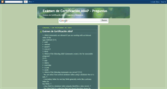 Desktop Screenshot of examen-abap.blogspot.com