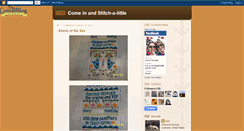 Desktop Screenshot of comeinandstitch-a-little.blogspot.com