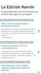 Mobile Screenshot of laedicionmarron.blogspot.com