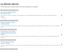 Tablet Screenshot of laedicionmarron.blogspot.com