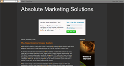 Desktop Screenshot of absolutemarketingsolutions.blogspot.com