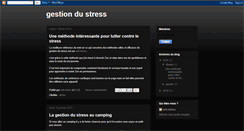 Desktop Screenshot of anti-stress-gestion-du-stress.blogspot.com