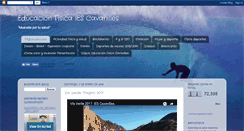 Desktop Screenshot of educacionfisicacavanilles.blogspot.com