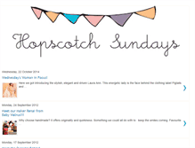 Tablet Screenshot of hopscotchsundays.blogspot.com