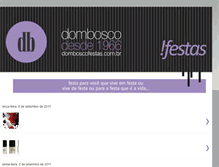 Tablet Screenshot of domboscofesta.blogspot.com