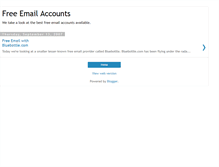 Tablet Screenshot of free-email-account.blogspot.com