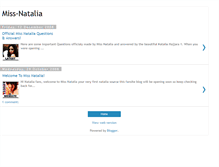 Tablet Screenshot of miss-natalia.blogspot.com