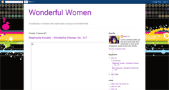 Desktop Screenshot of iamawonderfulwoman.blogspot.com