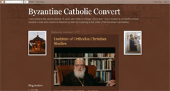 Desktop Screenshot of byzcathconvert.blogspot.com