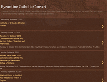 Tablet Screenshot of byzcathconvert.blogspot.com