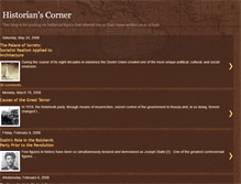 Tablet Screenshot of histcorner.blogspot.com