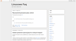 Desktop Screenshot of linuxowefaq.blogspot.com