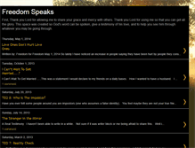 Tablet Screenshot of freedombaskinspeak.blogspot.com