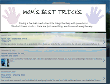 Tablet Screenshot of momsbesttricks.blogspot.com