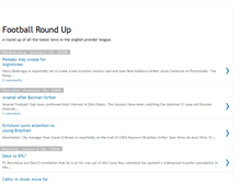 Tablet Screenshot of football-roundup.blogspot.com