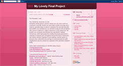 Desktop Screenshot of my-lovely-final-project.blogspot.com