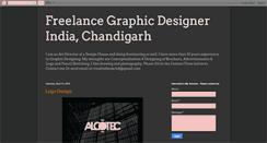 Desktop Screenshot of freelancegraphicdesignerindia.blogspot.com