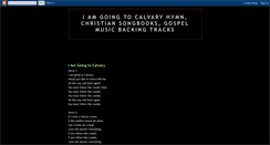 Desktop Screenshot of iamgoingtocalvary.blogspot.com