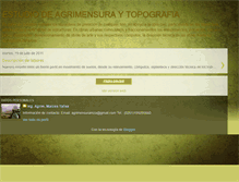 Tablet Screenshot of estudiodeagrimensuramza.blogspot.com