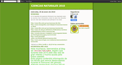 Desktop Screenshot of cienciasnaturaales.blogspot.com