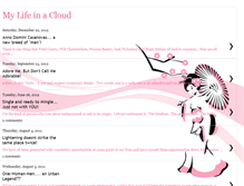 Tablet Screenshot of mylifeinacloud.blogspot.com