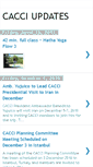 Mobile Screenshot of cacciupdates.blogspot.com