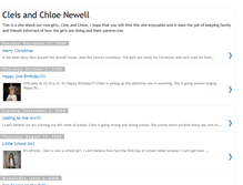 Tablet Screenshot of cleis-chloe.blogspot.com