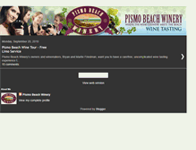 Tablet Screenshot of pismobeachwinery.blogspot.com