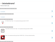 Tablet Screenshot of latostadorano.blogspot.com