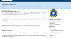 Desktop Screenshot of pnulibraryinfoscience.blogspot.com