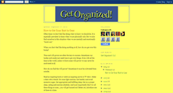 Desktop Screenshot of gogetorganizednow.blogspot.com