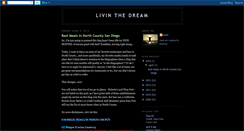 Desktop Screenshot of livinthedream11.blogspot.com